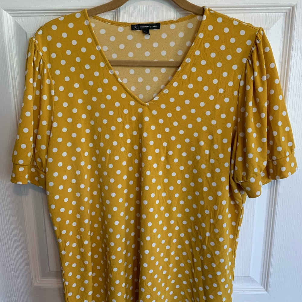 Adrianna Papell short sleeve blouse